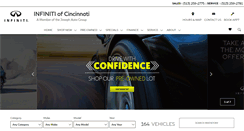 Desktop Screenshot of infinitiofcincinnati.com